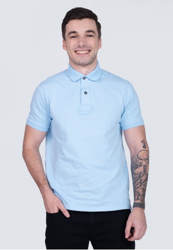 POLO HAUS blue Polo Haus - Men’s Regular Fit Basic Polo Tee 68759AACCAB290GS_1
