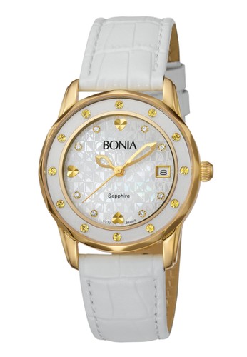 Bonia - Jam Tangan Wanita - B10017-2259S - White Gold
