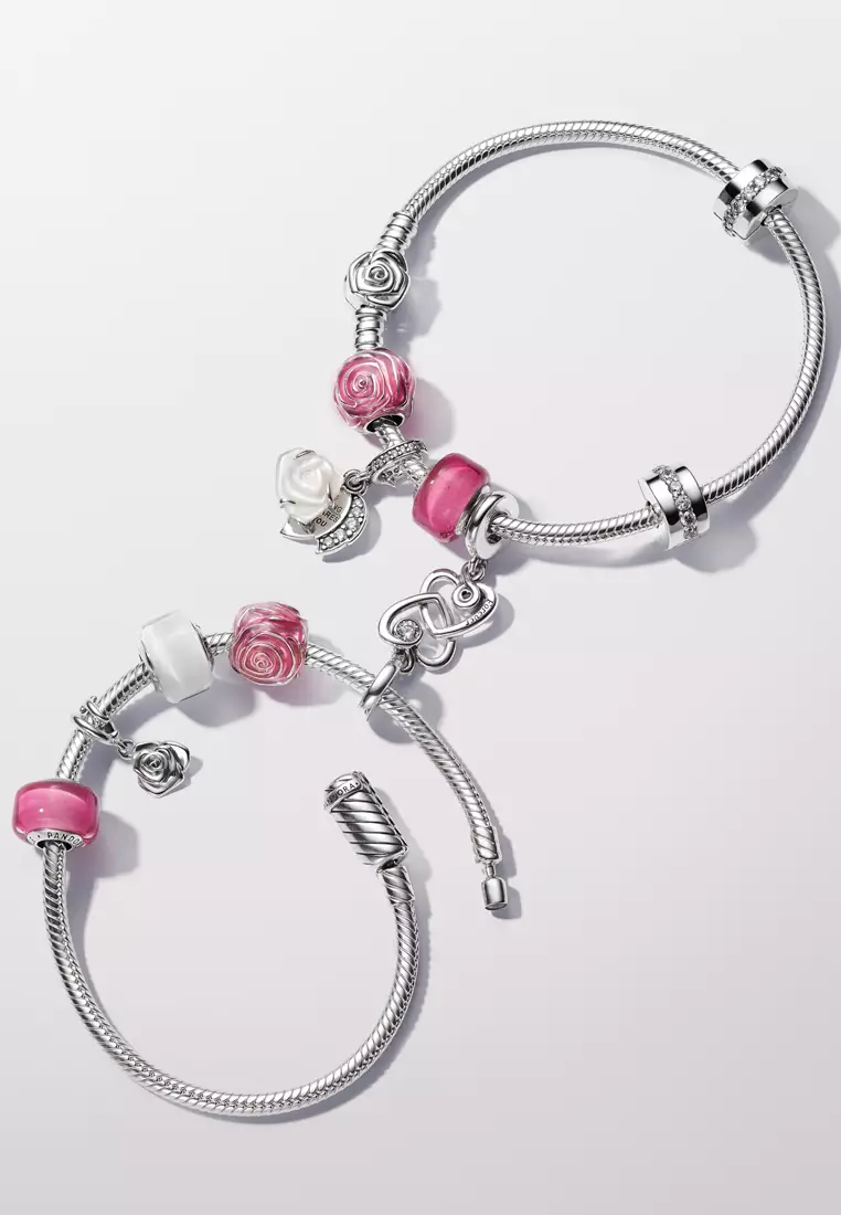 Pandora rose clasp bracelet hot sale