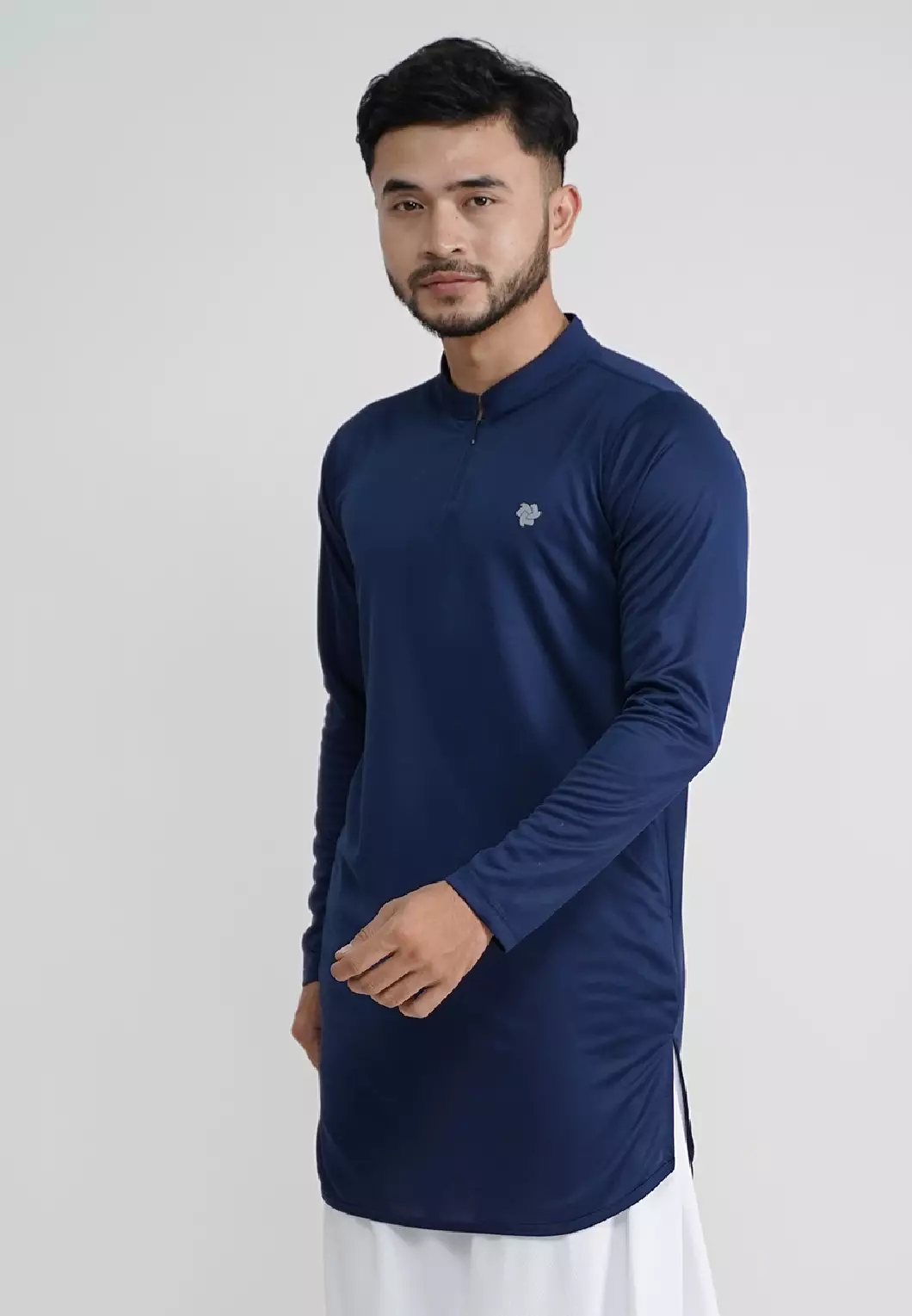 Tiento Nizam Baju Koko 3in1 Kurta Pria Dewasa Muslim Kerah Ciangi Casual Kerja Dry Fit Olahraga Ibadah Salat Lengan Panjang Ramadhan