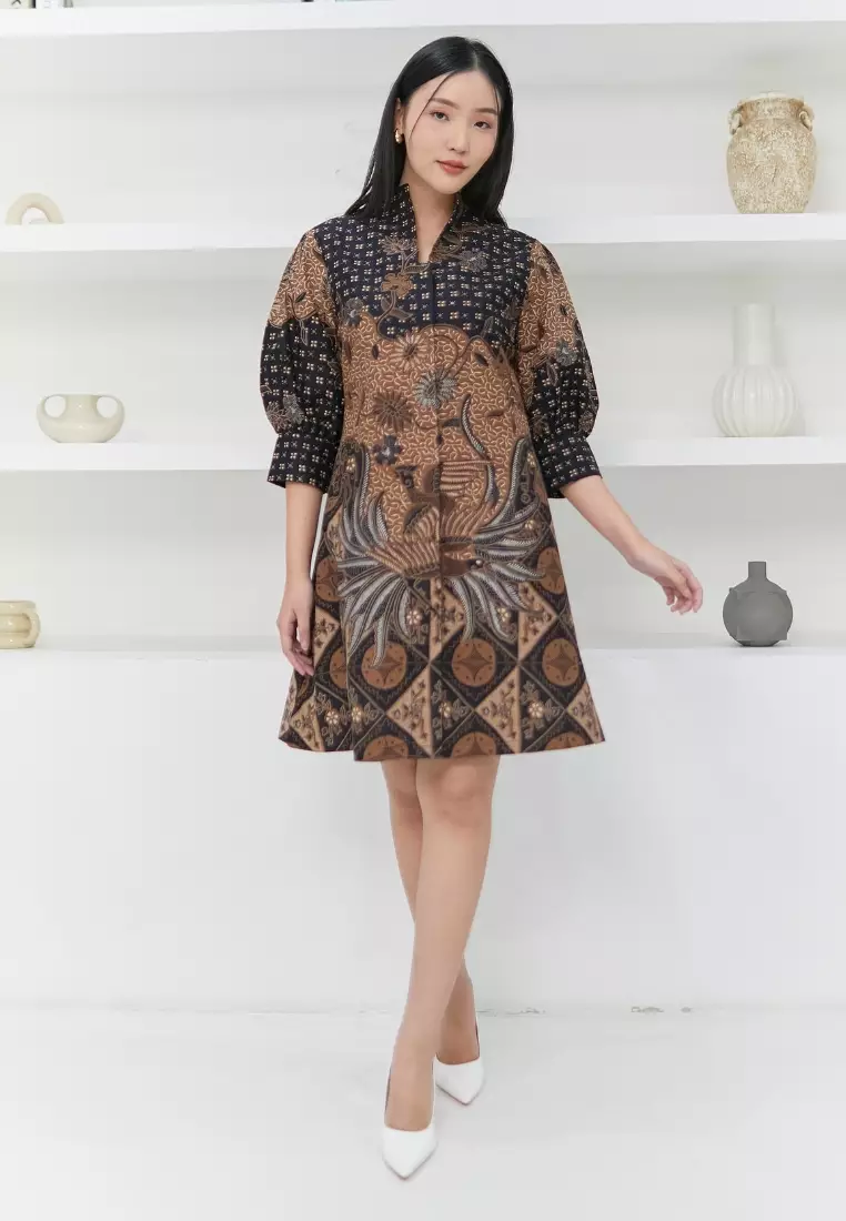 Dress Batik Zenia Hitam