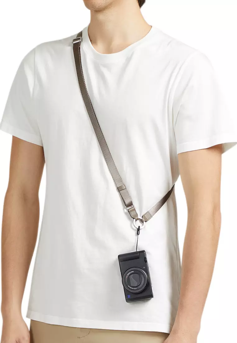 LOJEL Iloj Crossbody Strap Nylon - Pebble Gray