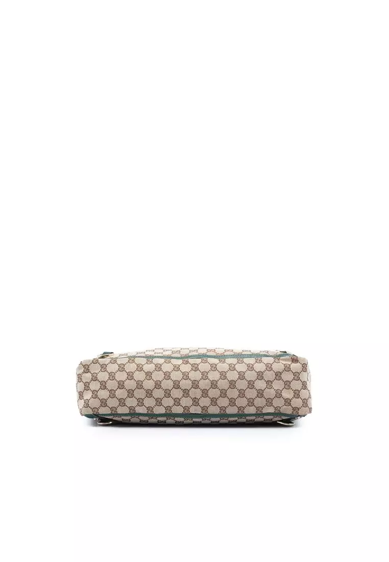 Pre-Loved Gucci Gg Canvas Abbey D Ring Tote