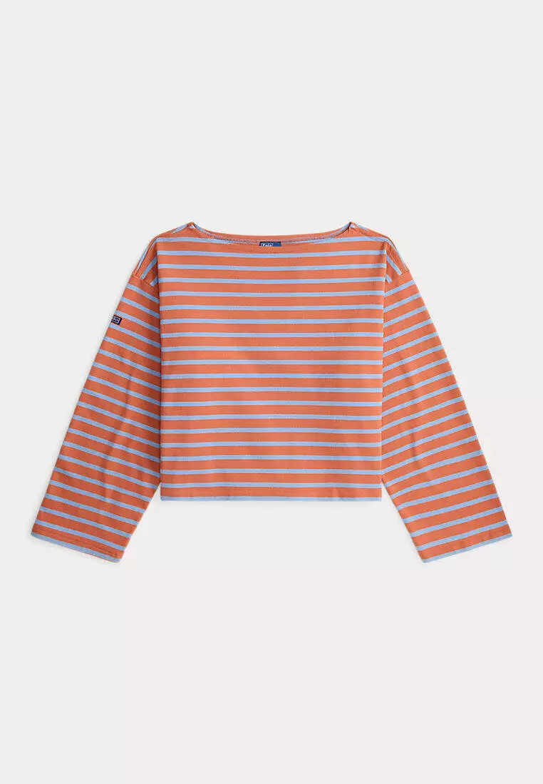 Striped Boatneck Mariner Tee