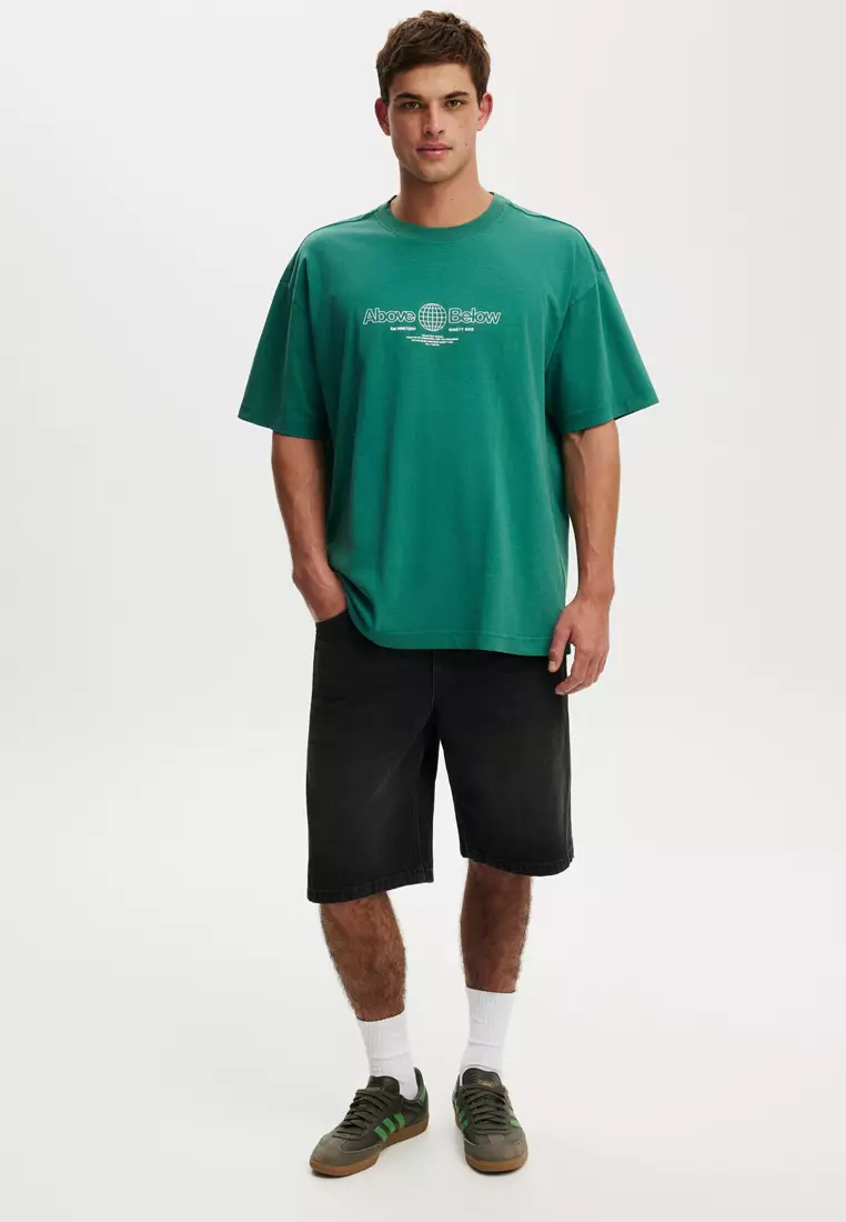 Box Fit Text T-Shirt