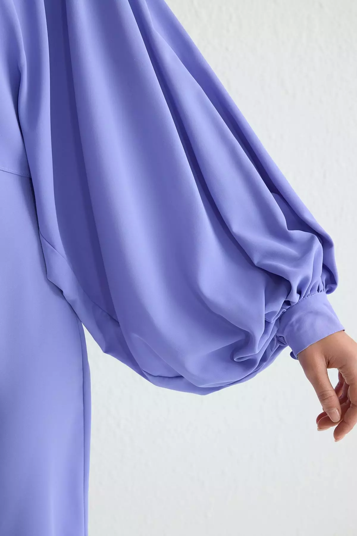 Balloon Sleeves Maxi Dress