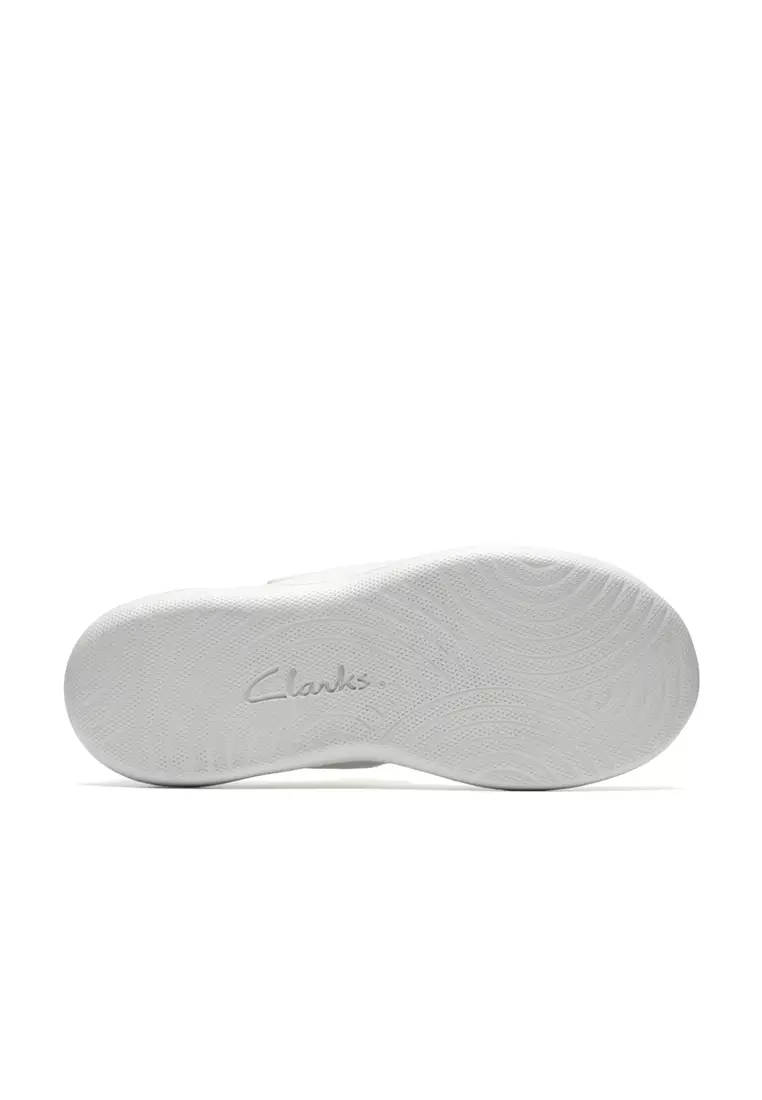 Womens Solevana Strap Casual Shoes White - Wide Fit