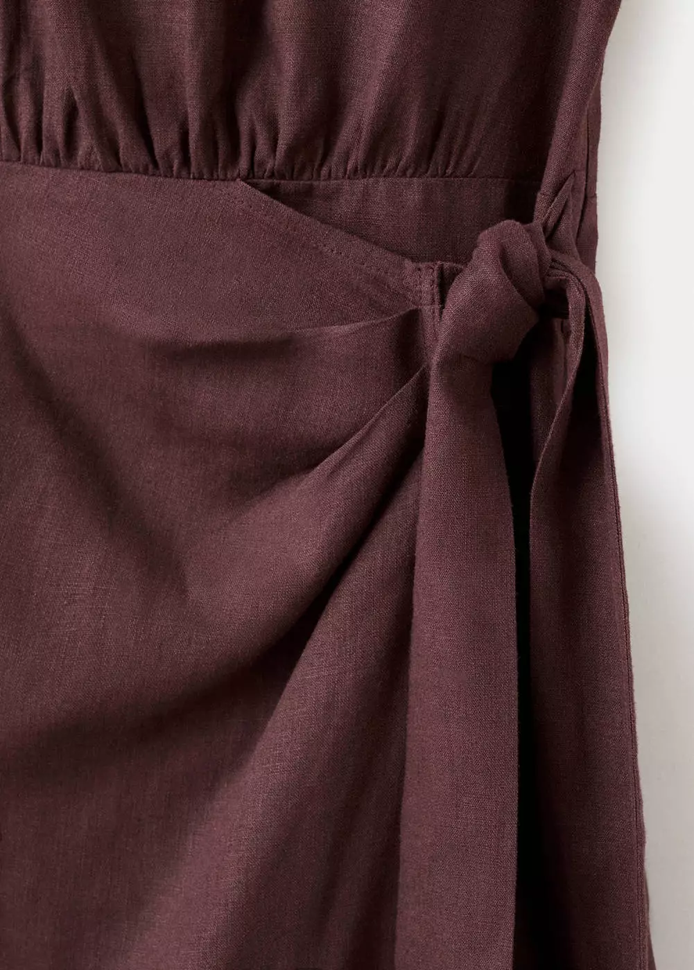 Gaun lilit linen
