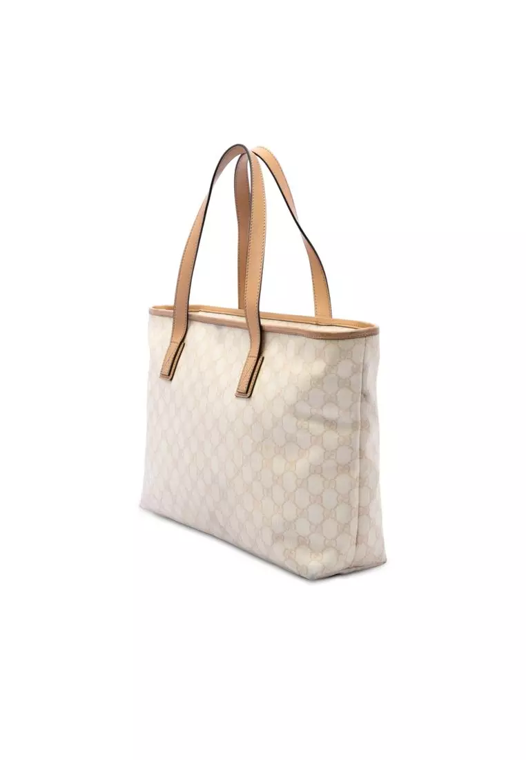 Pre-Loved Gucci Medium Gg Supreme Tote