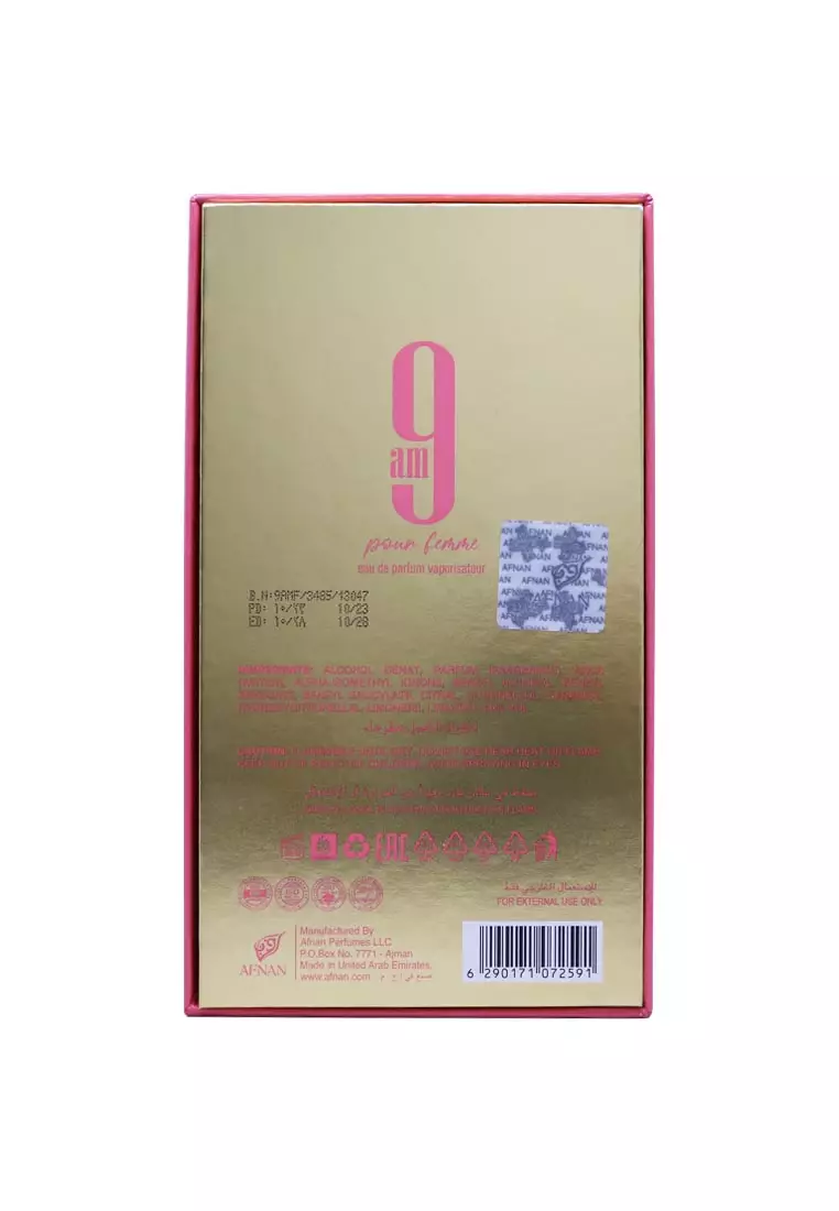 Afnan 9 AM Pour Femme 100 ML