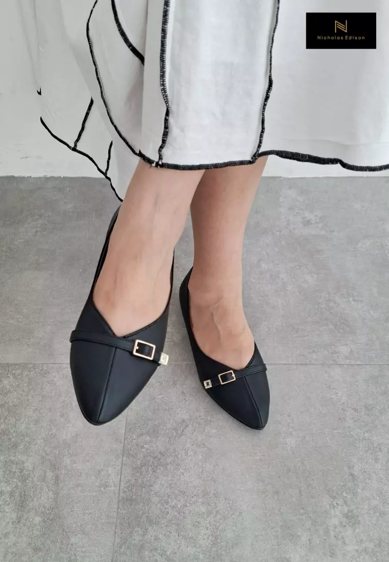 Nicholas Edison Flat Jolie Black
