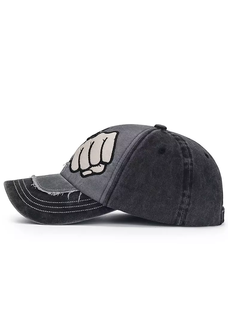 Topi Baseball Olahraga Sport Men Wowan Motif Gambar Premium Quality ORIGINAL - Black