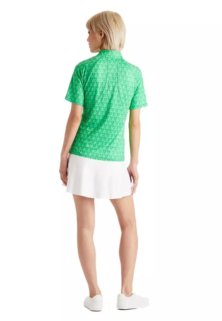 Women's Printed Tech Jersey Quarter Zip