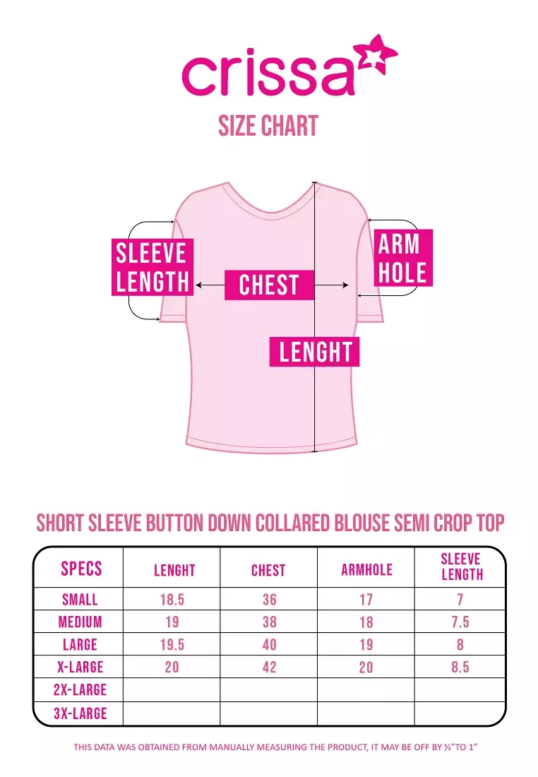 Soft Wrinkle Short Sleeves Blouse