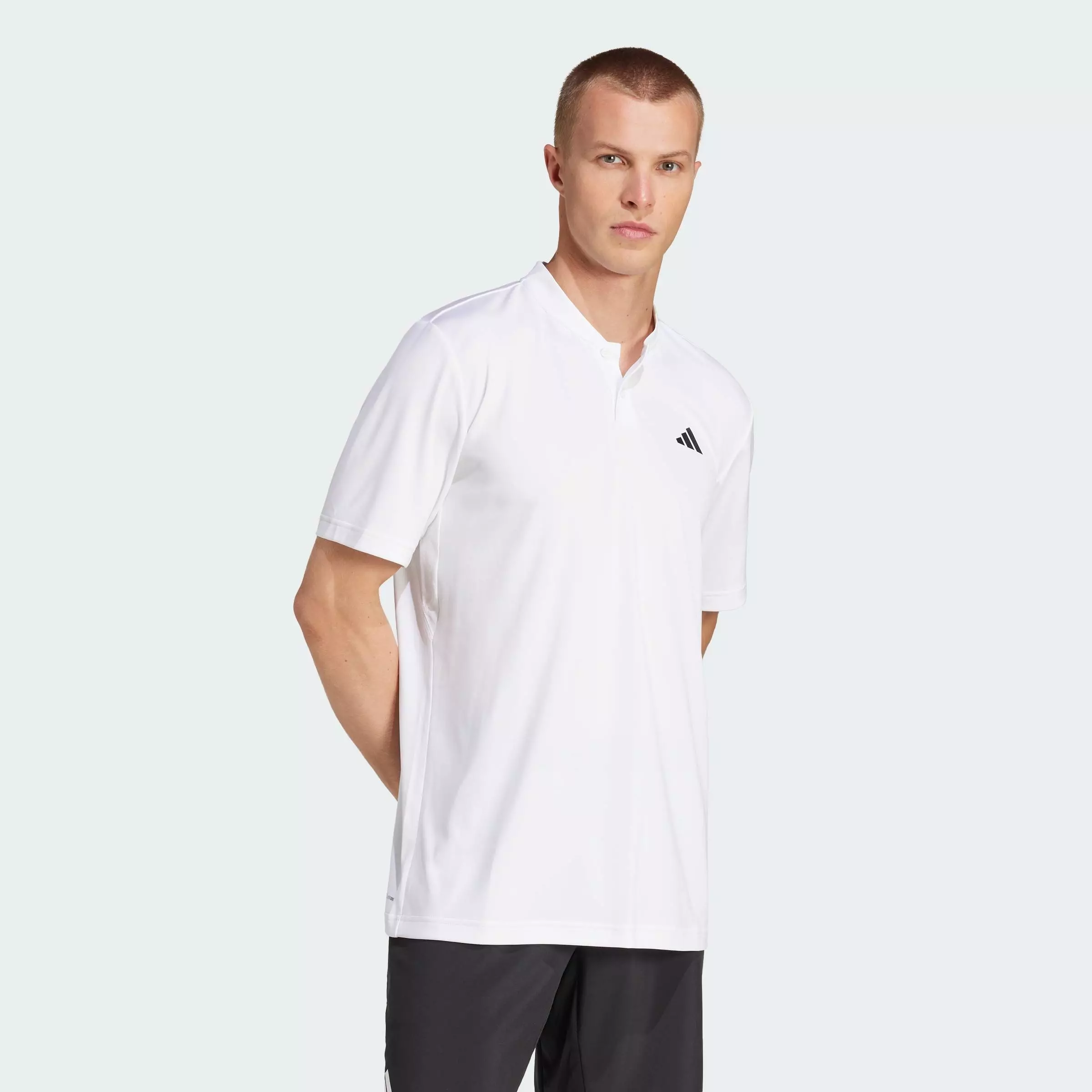 Tennis & Padel Tennis Club Tennis Climacool Henley Shirt Men White JD8645