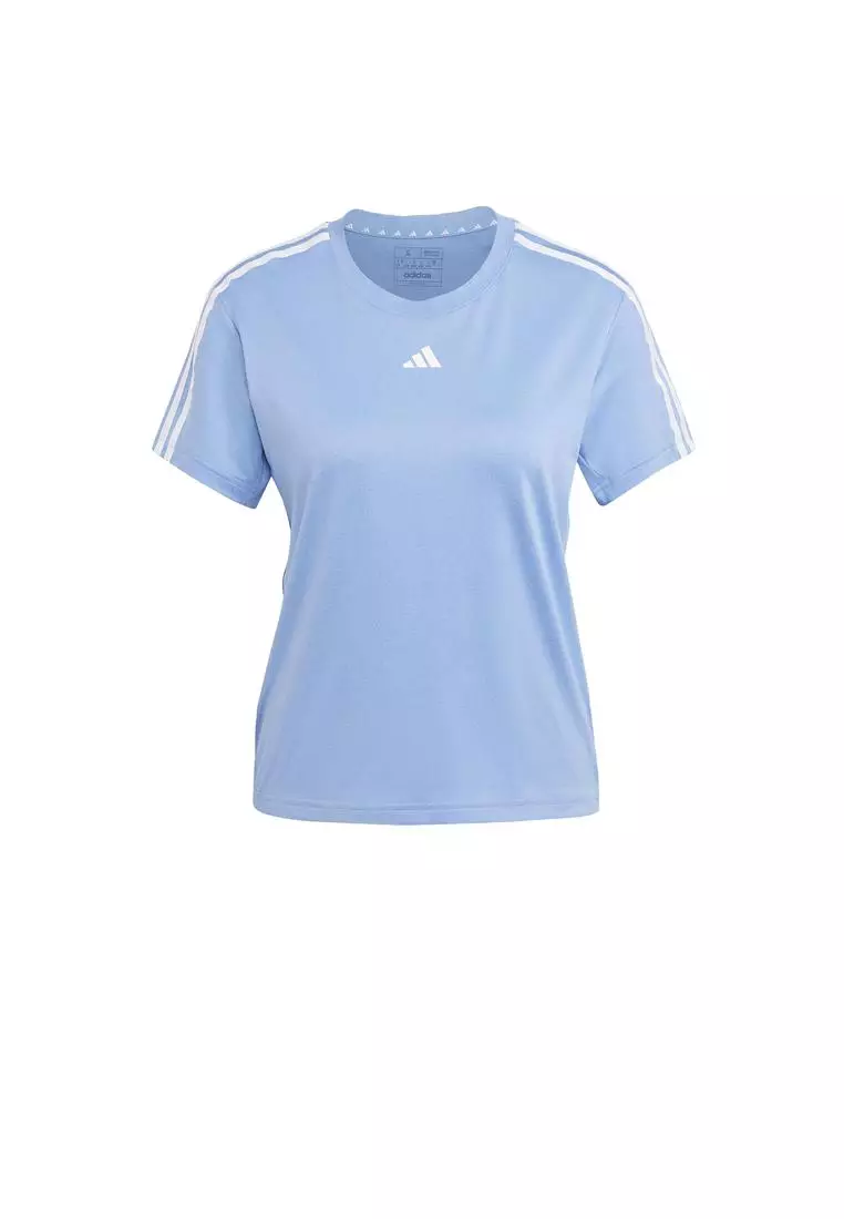 blue adidas t shirt womens