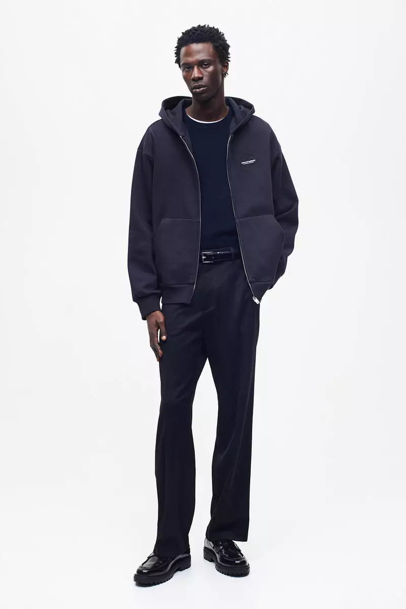 Loose Fit Zip-through hoodie