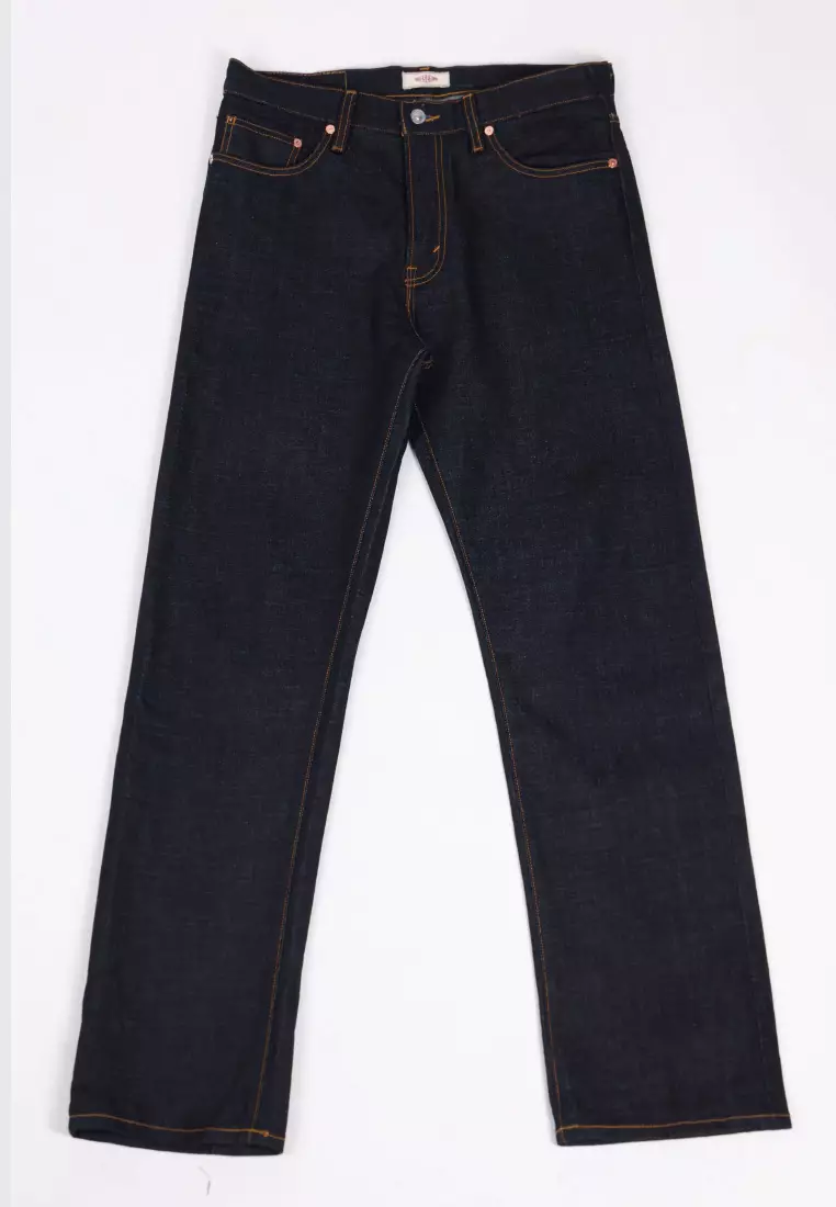 Used 1968 - Celana Panjang Pria Denim Regular Straight Cut Double Red Selvedge 16oz