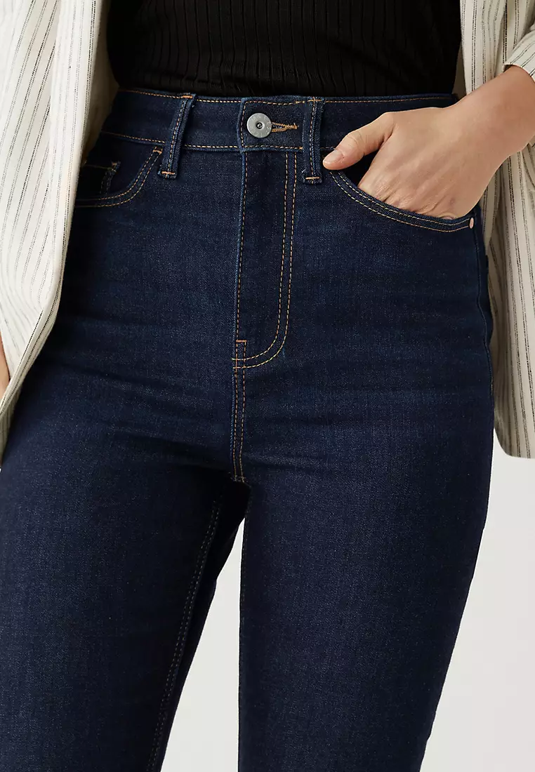 Supersoft High Waisted Skinny Cropped Jeans