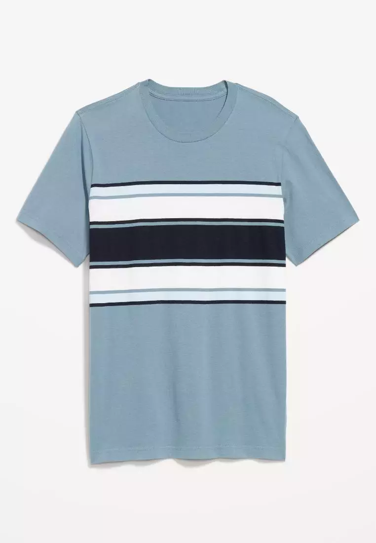 Crew-Neck Striped T-Shirt