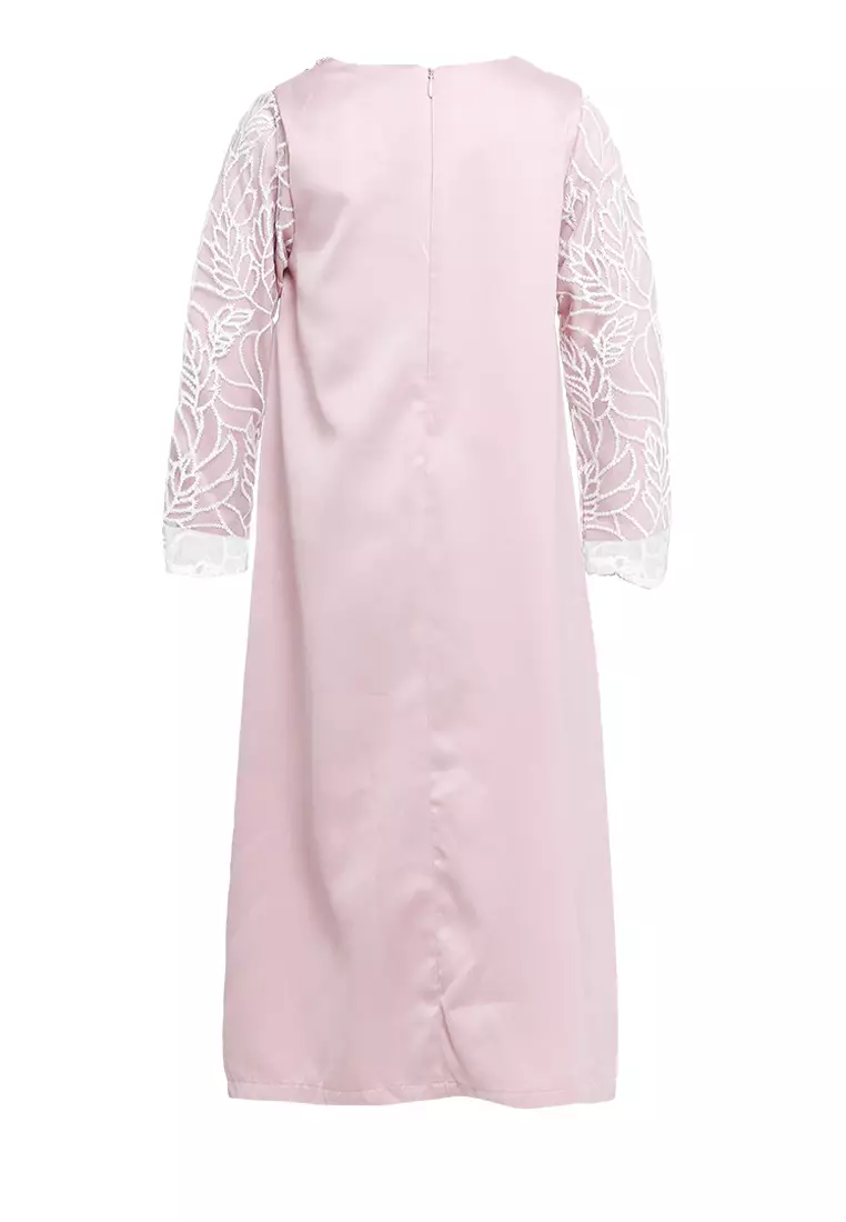 MFMW Lil Zalika Dress Brukat Anak Pink with Payet