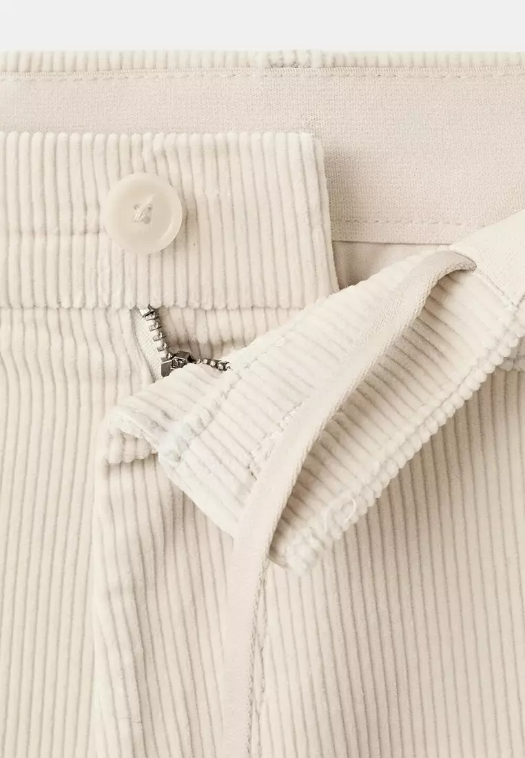 Corduroy Slim-Fit Trousers