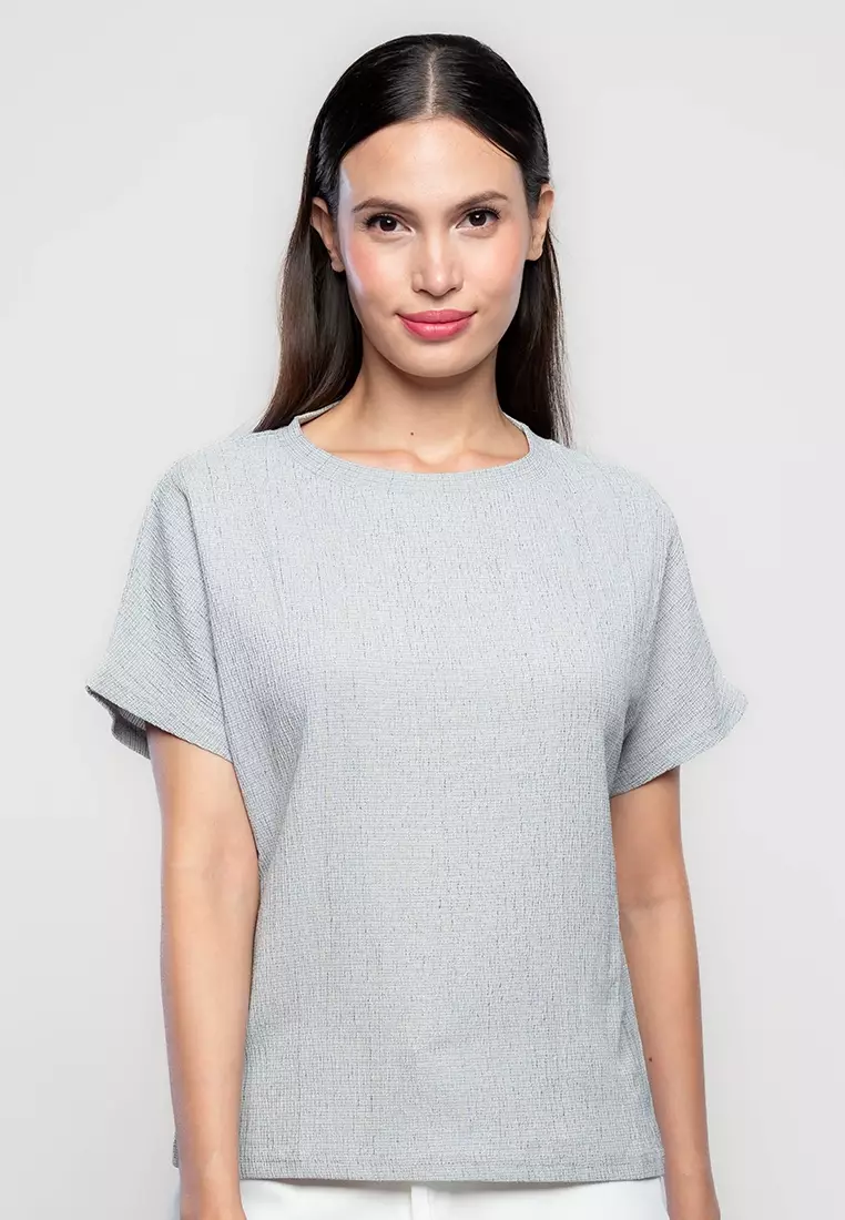 Selina Boxy Jacquard Top