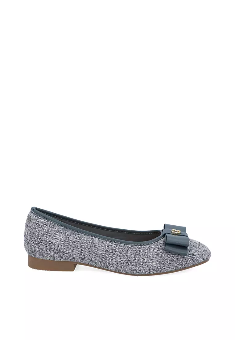 Discount on Carlo Rino  shoes - SKU: Dark Grey Erynn Ballerinas