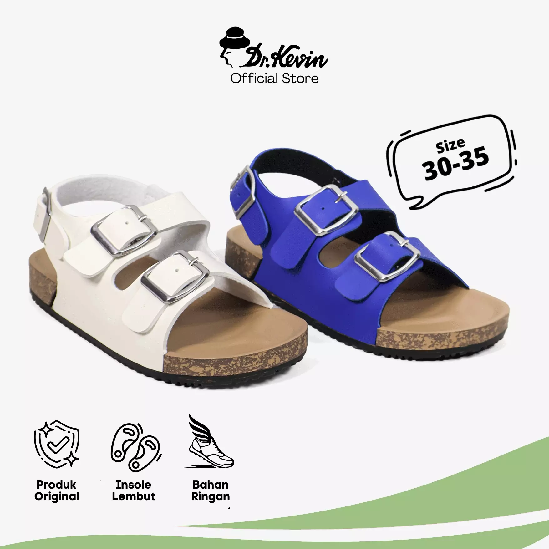 Dr. Kevin Kids Sepatu Sandal Anak laki laki Tali Belakang 461-100