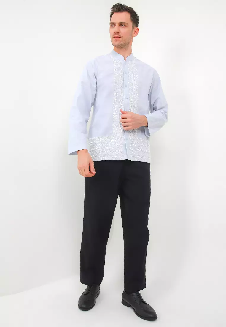 Horizon Blue Sky Long Sleeve Baju Koko