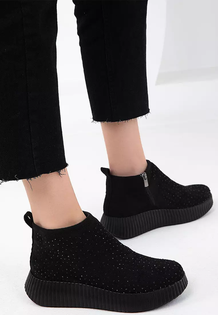 Discount on Soho  shoes - SKU: Side Zip Boot Sneakers