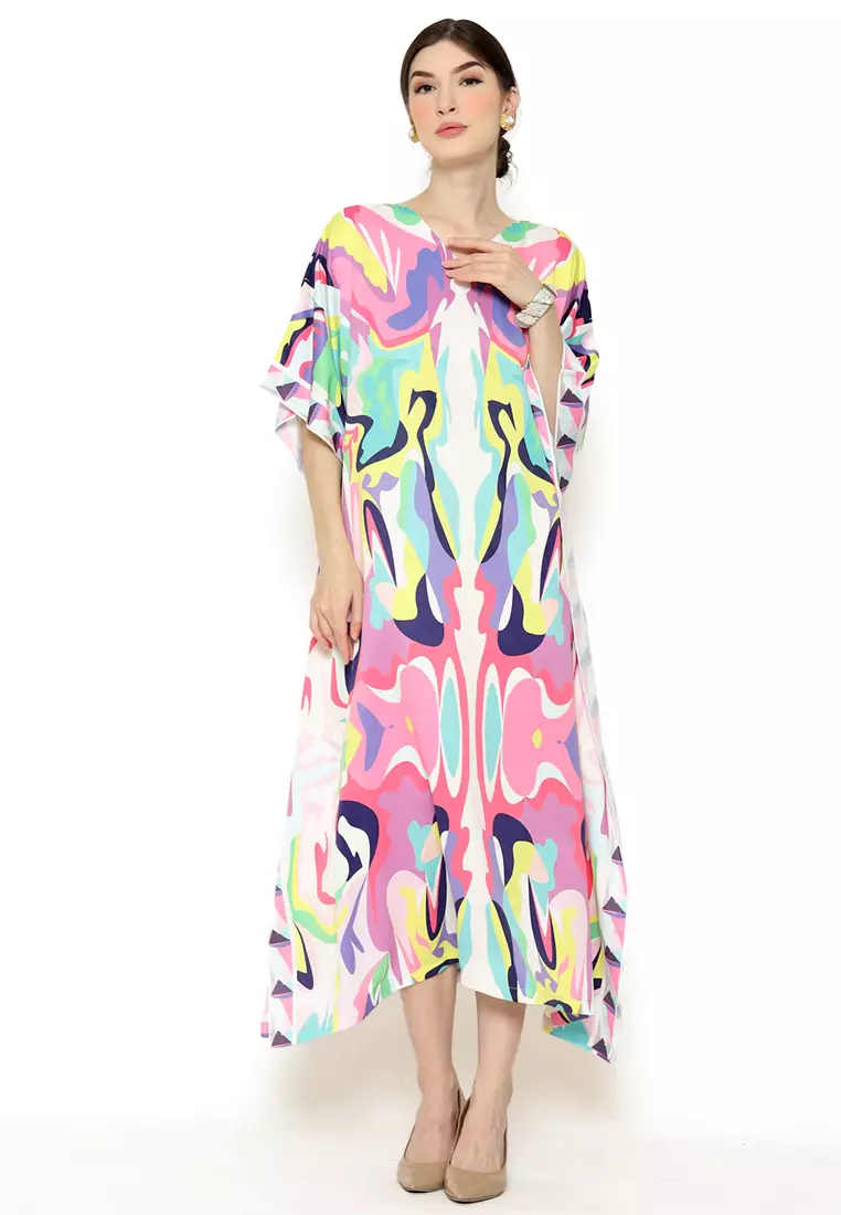 Kanzi Exclusive Short Sleeve Kaftan