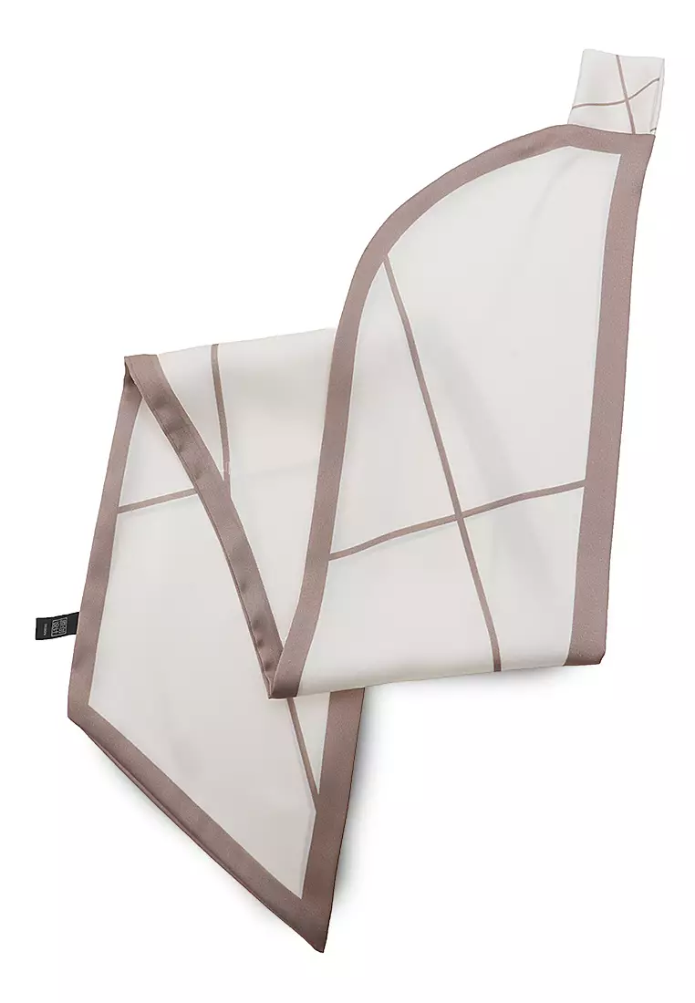 Scraf Tas Dual Tone Color Design Casual Aksesoris Bag Wanita Premium Quality - Khaki