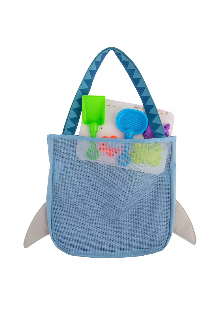 Beach Tote With Sand Toys Shark