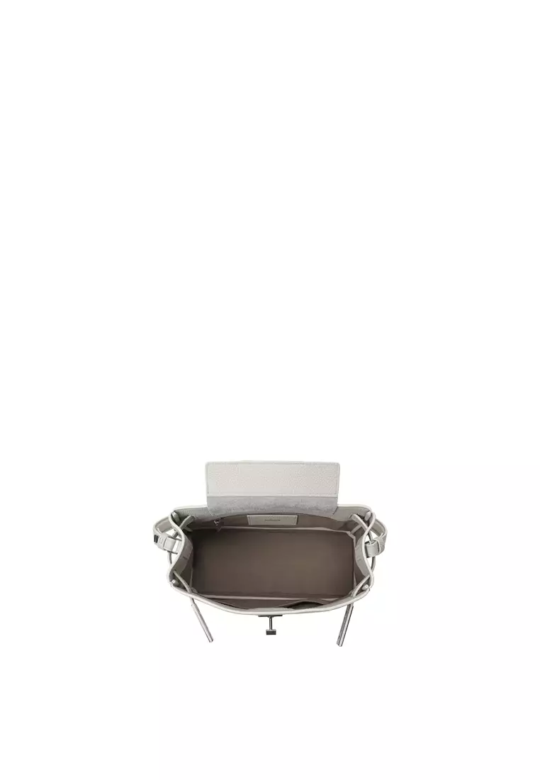 SAOIRSE Soft Structural 扣子皮帶迷你袋 II - 淺灰色