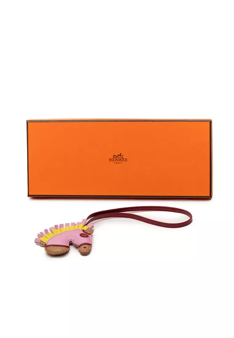 Pre-Loved Hermès Milo Lambskin Geegee Camail Bag Charm