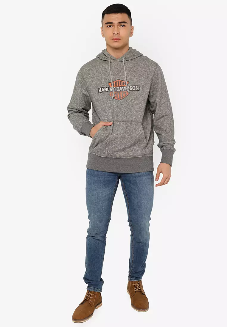 Laser Cut Pullover Hoodie