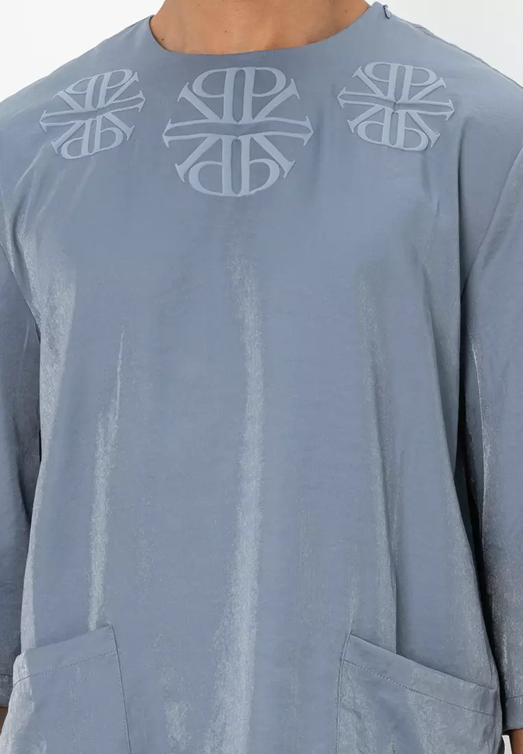 Da'ud Quarter Sleeve Kurta - Tencel Cotton