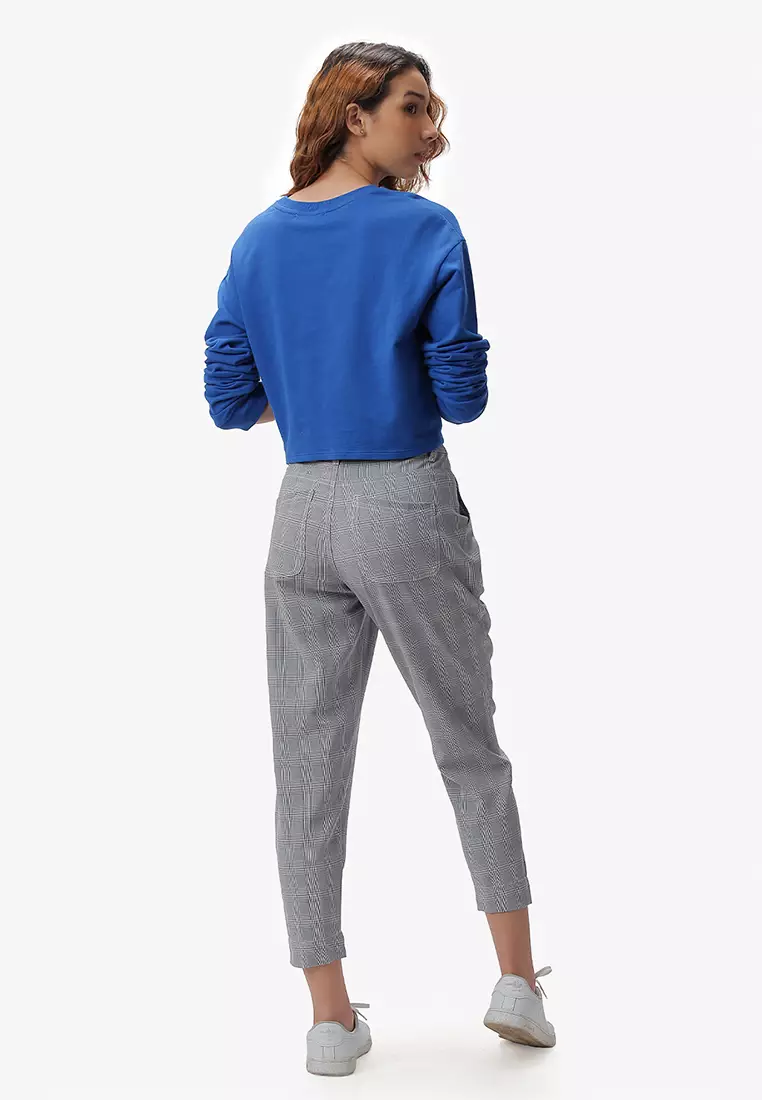 Buy JUST G Teens Carrot Fit Check Pants 2023 Online | ZALORA Philippines