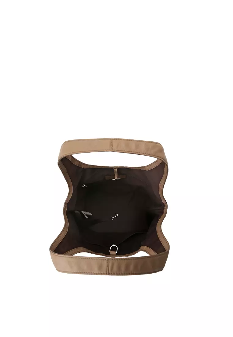 LATTICE 籃子手提袋 - 奶糖色