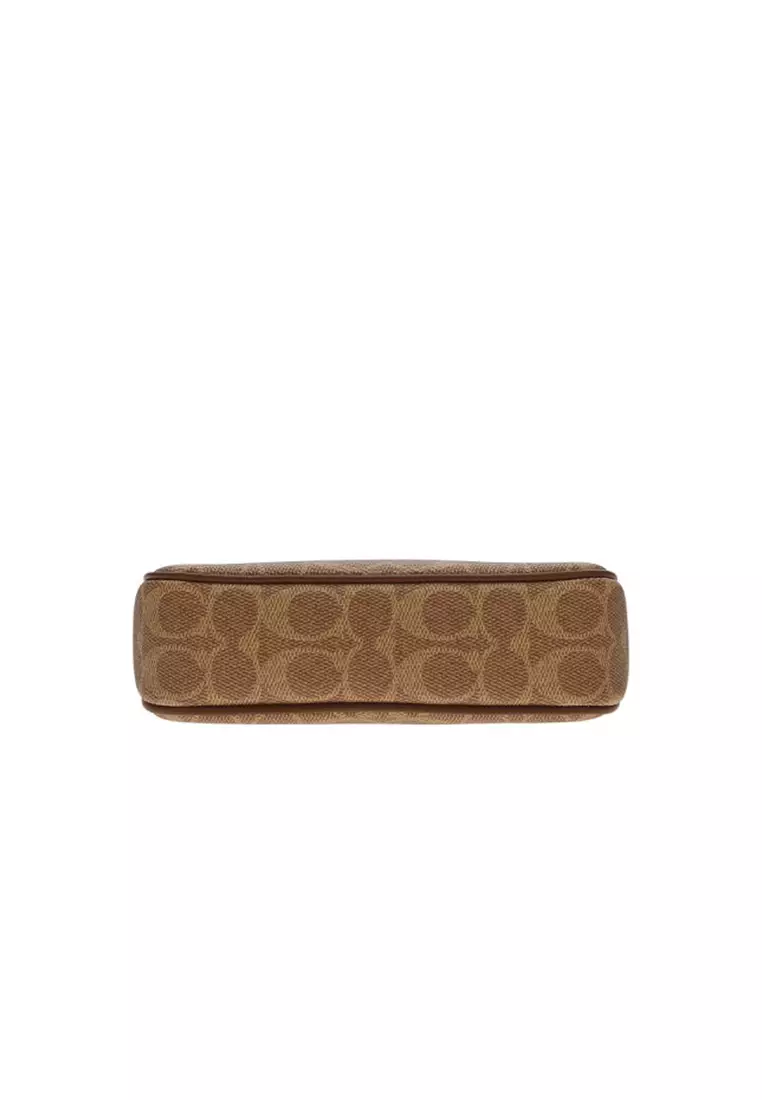 Nolita 19 Shoulder Bag In Signature Canvas Tan Brown CW426