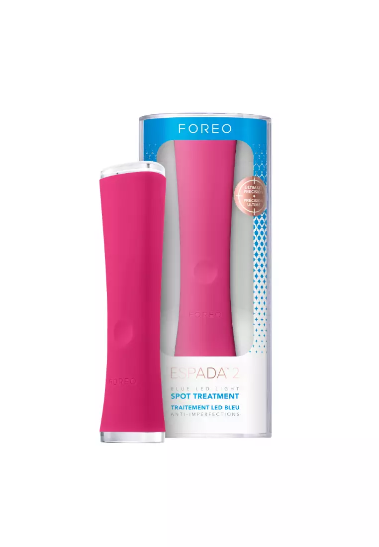 FOREO ESPADA 2 LED Light Therapy Magenta - Blemish Treatment Skincare Device | FDA cleared | Scar Treatment for Face | Pimple & Blemish Removal