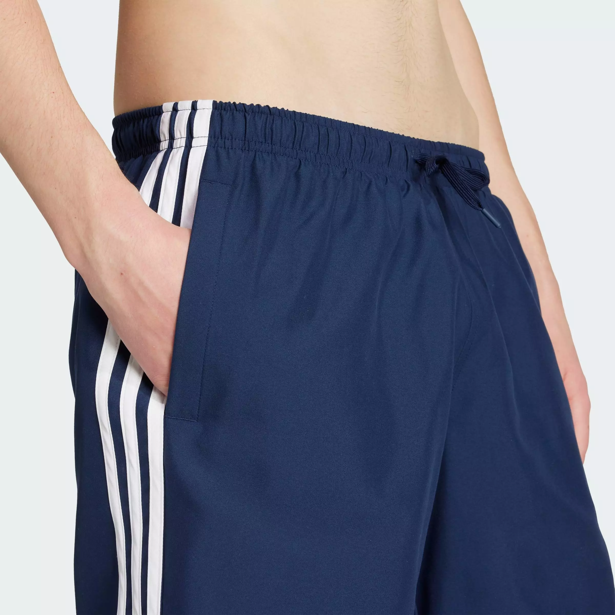 Swimming Adicolor 3-Stripes 8-Inch Swim Shorts Men Blue JX2688
