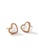 CELOVIS white and gold CELOVIS - Esme Heart Shape Stud Earrings in White 5E6AFACE939C23GS_4