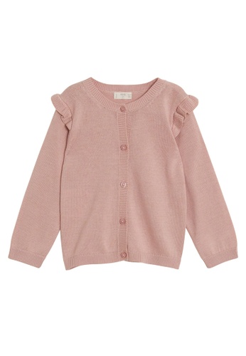 Buy Mango Baby Ruffled Organic Cotton Cardigan Online Zalora Singapore
