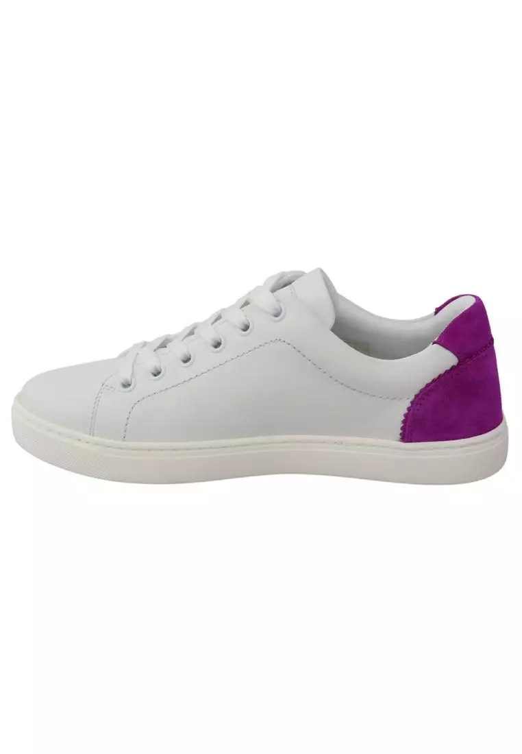 Purple dolce and gabbana shoes best sale