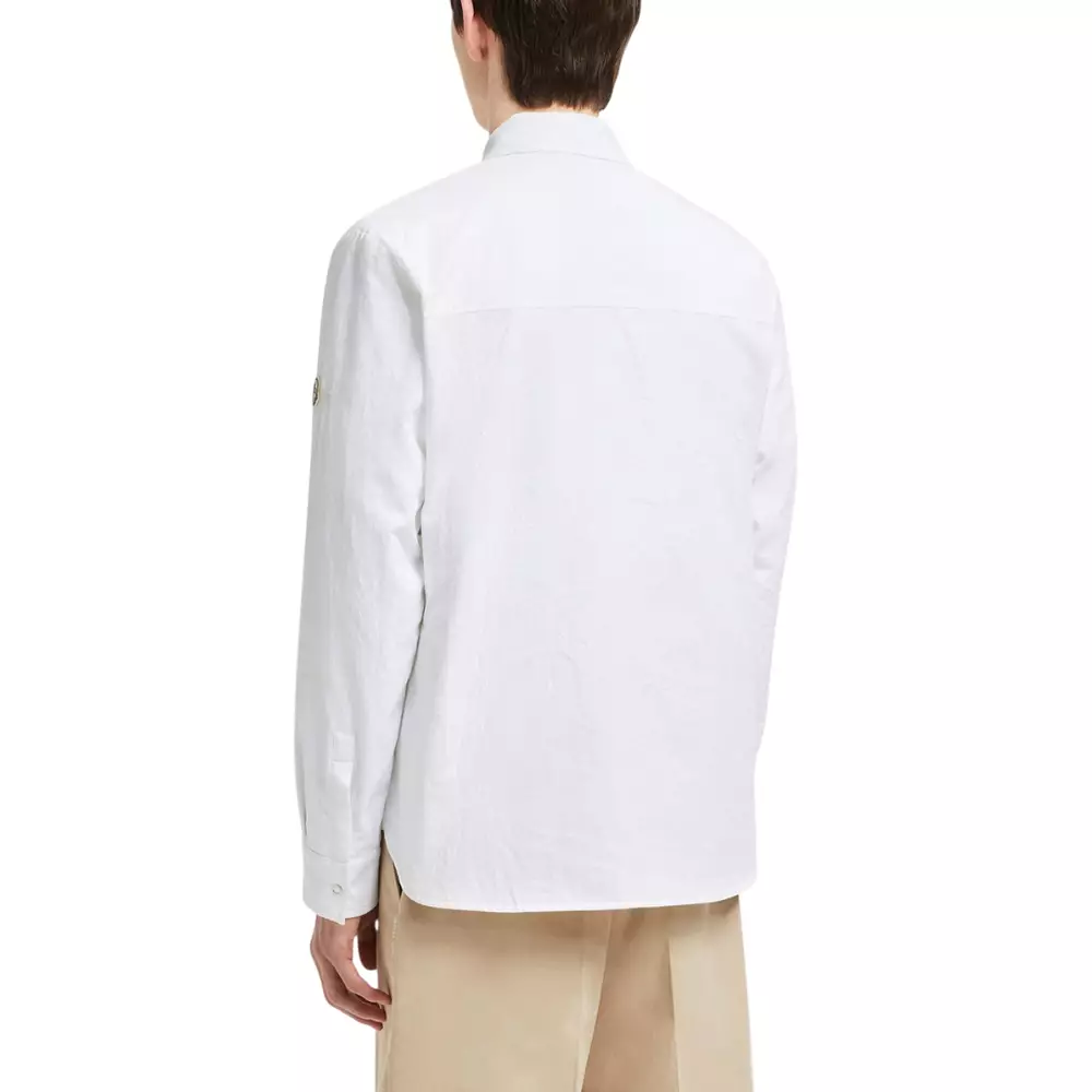 FRGMT Padded Shirt Jacket White