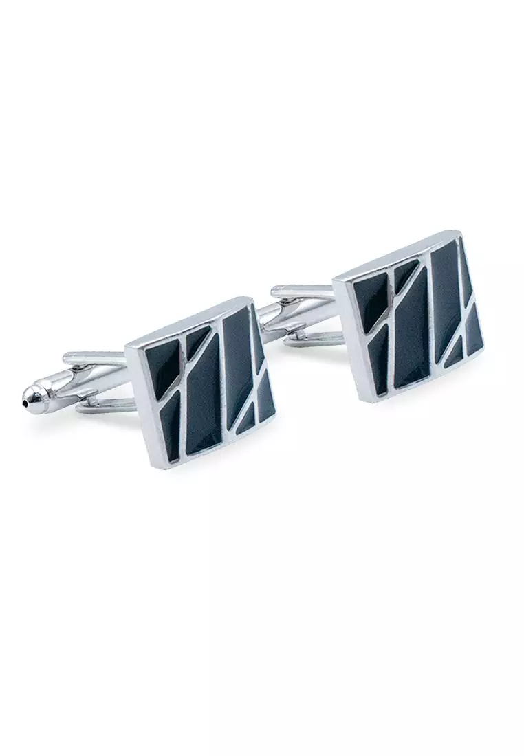 Maserati Gioielli Cufflinks, Steel, Silver, Polished, JM121ATK14