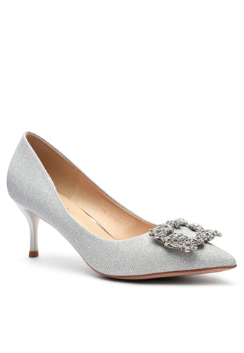Twenty Eight Shoes silver 6.5CM Wedding Mid Heels 208-19. 6D101SH8990B01GS_1