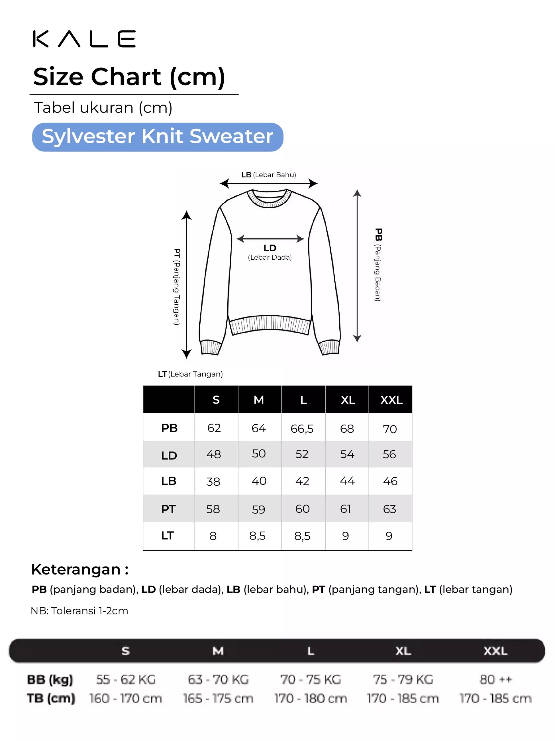 Kale Sylvester Black / Sweater Rajut